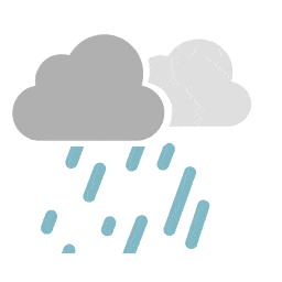 ilustrativní příklad animovaného gif - animovaná ikona pro déšť