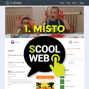 Web ZŠ Deblín - nejlepší školní web v soutěži sCOOL web 2017