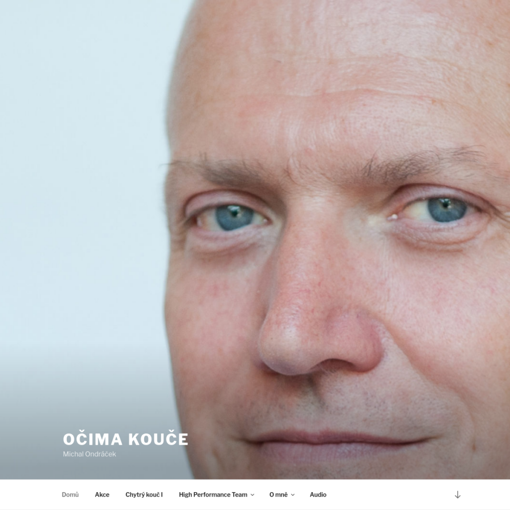 homepage původního webu michalondracek.com