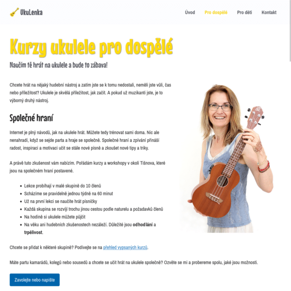 UkuLenka - kurzy ukulele